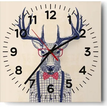 Hodiny Nástěnné hodiny do obýváku 40x40 Abstrakce Tiché hodiny Skleněné hodiny Bez hlučnosti