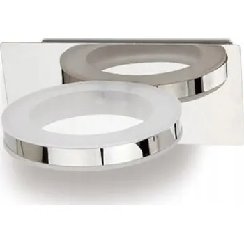 Nástěnné svítidlo Nástěnné svítidlo Krislamp stříbrné s integrovaným LED zdrojem 8 W