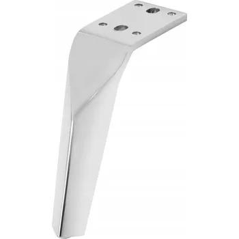 Nábytkové kování Nábytková noha / patka pro postel, pohovku CHROM loft H180 pod skříňku SL017 silná