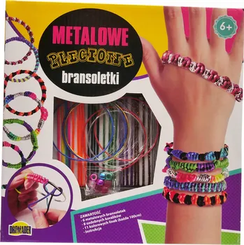Náramek Kovové pletené náramky - kreativní zábava
