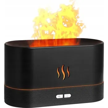 Zvlhčovač vzduchu NAWILŻACZ POWIETRZA DYFUZOR KOMINEK PLAMEN LED