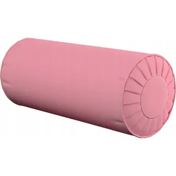 Polštář Polštář Dekoria s kolečky váleček záhyby, růžový