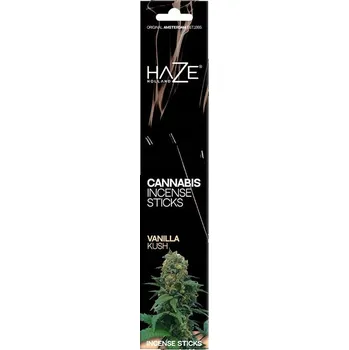 Čajovna Vonné tyčinky HaZe Cannabis Vanilla Kush 15 ks