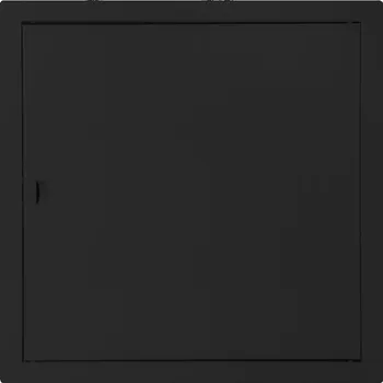 Obraz REVÍZNÍ DVÍŘKA KOVOVÁ ČERNÁ 50x50 ZÁPADKA