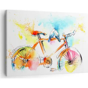 Obraz Obraz na plátně do obýváku, ložnice 70x50 abstrakce foto obrazy na zeď