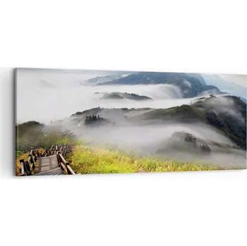 Obraz Foto obraz na plátně 100x40 krajina obývací pokoj ložnice na zeď velký