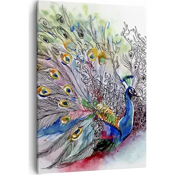 Obraz Obraz na plátně do obýváku, ložnice 50x70 cm - foto obraz ptáka na zeď, plátno