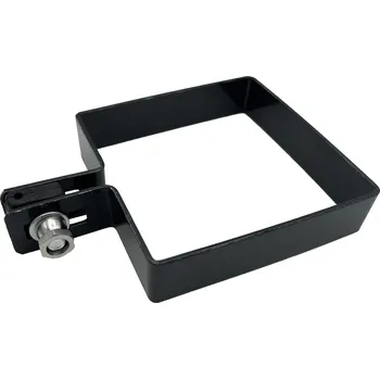 Pletivo Příchytka plotového panelu na sloupek 100x100 - koncová, antracit