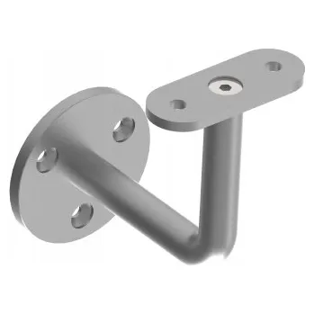 Zábradlí DRŽÁK MADLA NA ZEĎ ČTVEREC AISI 304 SATÉN