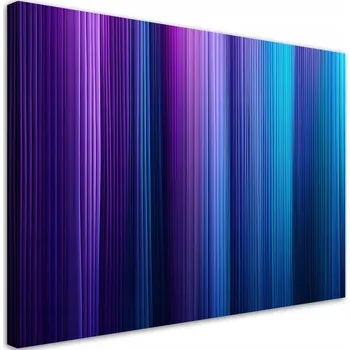 Obraz Obraz na plátně Modrá abstrakce Vertikální pruhy 90x60