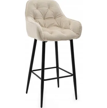 Barová židle BAROVÁ ŽIDLE VELUROVÝ ČALOUNĚNÝ DO OBÝVACÍHO POKOJE BAROVÝ MODERNÍ SIENA