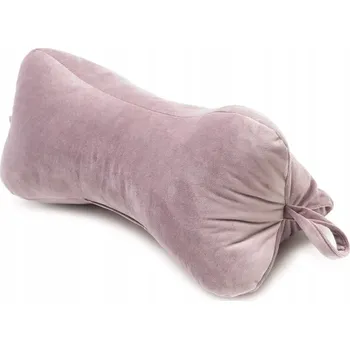 Polštář POLŠTÁŘ POD KRK NA CESTY RŮŽOVÝ VELVET