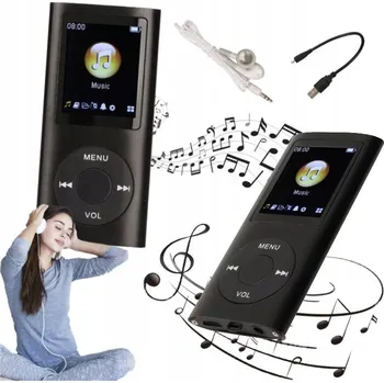 Bluetooth 5.0 MP3 Přehrávač 16GB MP4 Polský