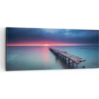 Obraz Foto obraz na plátně 100x40 krajina obývací pokoj ložnice na zeď velký