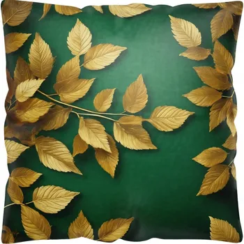 Polštář POVLEČENÍ NA POLŠTÁŘ 40x40 cm VELUR DEKORATIVNÍ SAMETOVÉ PODZIMNÍ