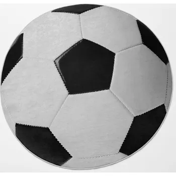 Koberec KOBEREC KOBEREC 160x160 PRATELNÝ FOTBALOVÝ MÍČ PRO DĚTI HŘIŠTĚ KULATÝ