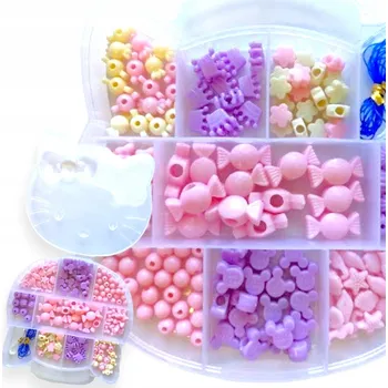 kreativní sada SADA KORÁLKŮ pro VÝROBU NÁRAMKŮ DIY box