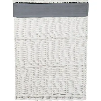 Koš na prádlo Koš na prádlo proutěný bílý