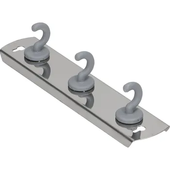 Věšák Věšák se 3 háčky, držák NEREZOVÁ OCEL