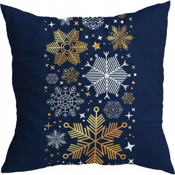 Povlak na polštářek POVLEČENÍ NA DEKORAČNÍ POLŠTÁŘEK VÁNOČNÍ 40X40 VÁNOCE OZDOBNÉ