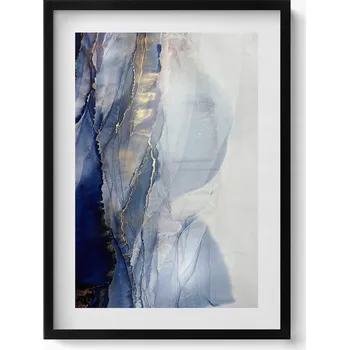 Obraz Obraz v černém rámu na zeď do obýváku kuchyně Abstrakce 50x70 cm