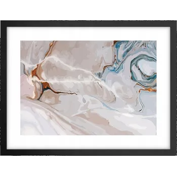 Obraz Obraz plakát v černém rámu do obýváku 40x30 abstrakce foto na zeď