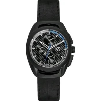 Hodinky MERCEDES Pánské hodinky automat chrono ocel/kůže