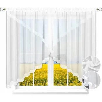 Záclona HOTOVÁ ZÁCLONA VOÁL 200x150 ZÁCLONA LEMOVANÝ