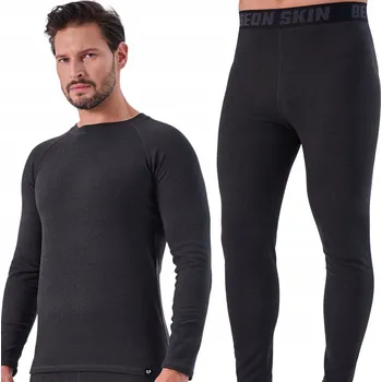 PÁNSKÉ TERMOAKTIVNÍ PRÁDLO TERMO OBLEČENÍ SOUPRAVA SET NA ZIMU BEON L