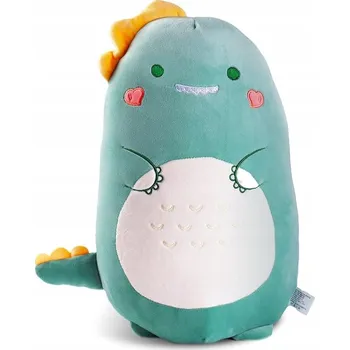 plyšák Plyšák pro děti Měkký plyšový medvídek Zelený Dinosaurus 40 cm