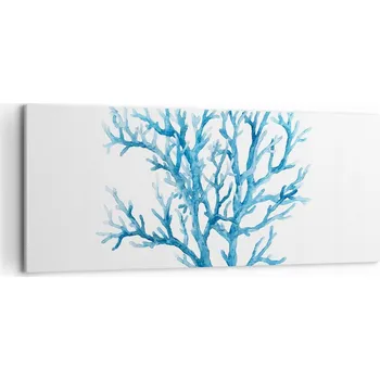 Obraz Foto obraz na plátně 100x40 korál obývák ložnice na zeď velký