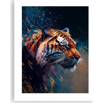 Obraz Obraz plakát na zeď bez rámu 40x50 tygr plakáty do obýváku ložnice