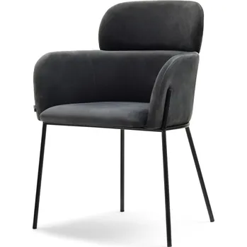 Křeslo Mebel Partner Baggie K (grafit + černá)