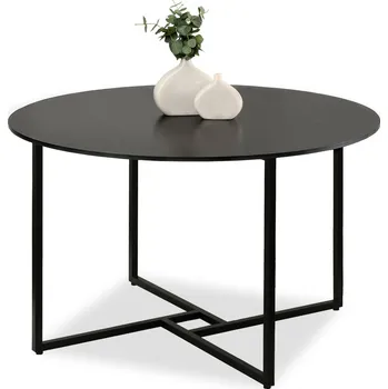 Jídelní stůl Mebel Partner Bird (černé dřevo + černá)