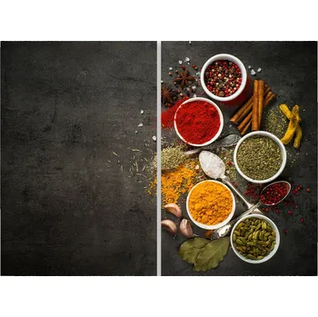 Kuchyňské prkénko Skleněná Ochranná Deska a Krájecí Prkénko | Indukce, Sporák ds-0577