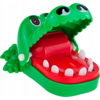Obraz MINI HRA KROKODÝL KAJMAN NEMOCNÝ ZUB U ZUBAŘE DOVEDNOSTNÍ
