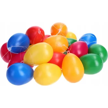 Velikonoční dekorace Velikonoční vajíčka závěsné barevné ozdoby 20 ks