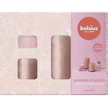 Svíčka Parafínová vonná svíčka Whispers Of Bloom Bolsius