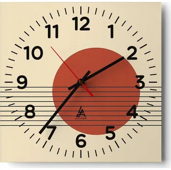 Hodiny Kuchyňské nástěnné hodiny 30x30 Abstrakce Skleněné hodiny do obýváku Moderní Tiché