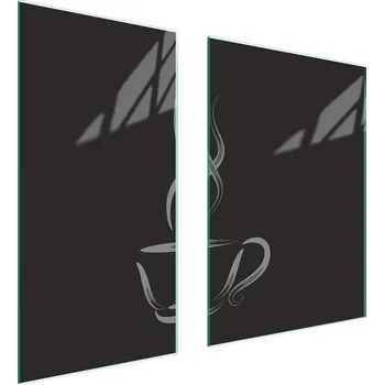 Kuchyňské prkénko Krájecí deska TMK ArtDeko sklo 2 ks