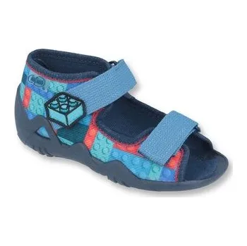 Chlapecké bačkory 250P094 18 - chlapecké sandálky 2SZ modré, 250P094_20
