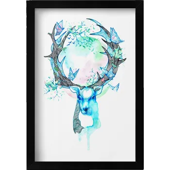 Obraz Obraz v rámu na zeď do obýváku Hierarchie ve Stádě 20x30 cm