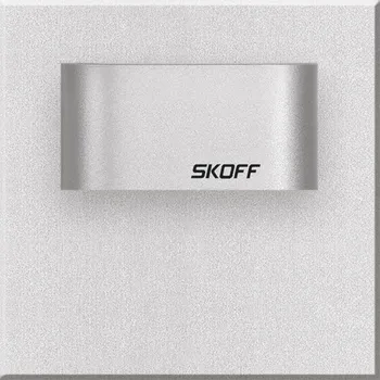 Nástěnné svítidlo Schodišťové svítidlo SKOFF 0,4 W integrovaný LED zdroj 1 cm stříbrné