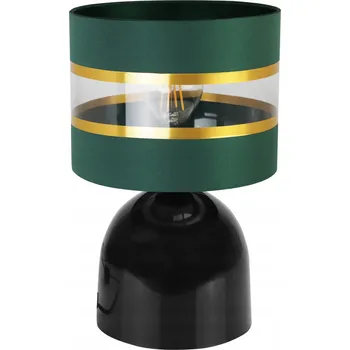 Stojací lampa STOJACÍ LAMPA NOČNÍ S ELEGANTNÍM ZLATÝM STÍNIDLEM 20 CM