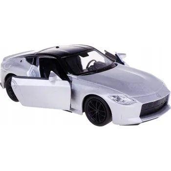 autíčko Nissan Z 2023 model Welly 1:34 - 39 NEX stříbrný