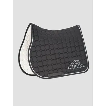 Podsedlová dečka EQUILINE Octagon Outline, všestranná, černá
