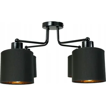 ZÁVĚSNÉ STROPNÍ SVÍTIDLO LED DRON 4XE27 STÍNIDLO ZLATÉ