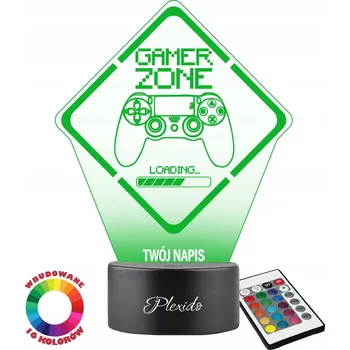 Lampička Noční lampa Plexido vícebarevná