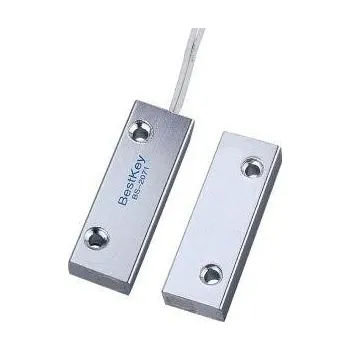 Bezpečnostní detektor BS-2071 - Kovový povrchový magnetický kontakt 50 x 17 x 9,8mm, kabel