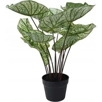 umělá květina Umělá zelená rostlina v květináči, dekorativní, 50x50 cm